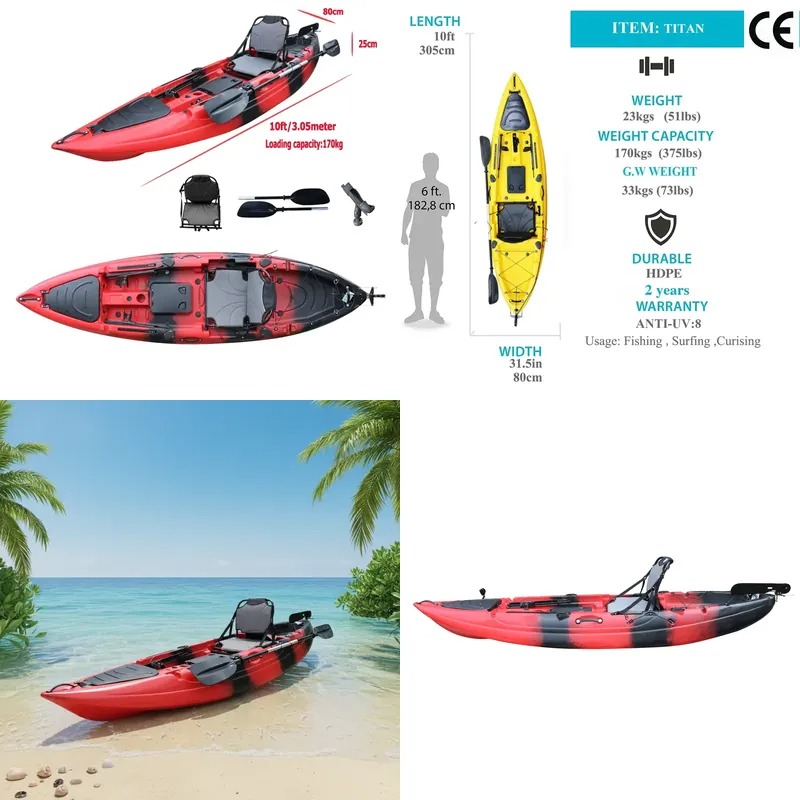 Fishing Boat Paddle - 10ft Tek Kişilik Elektrikli Motorlu Balıkçı