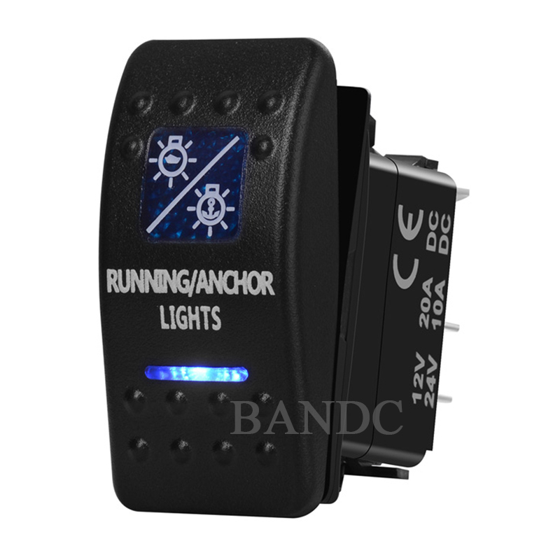 Fishing Boat Navigation Light - Mavi Led koşu/çapa ışık devre anahtarı