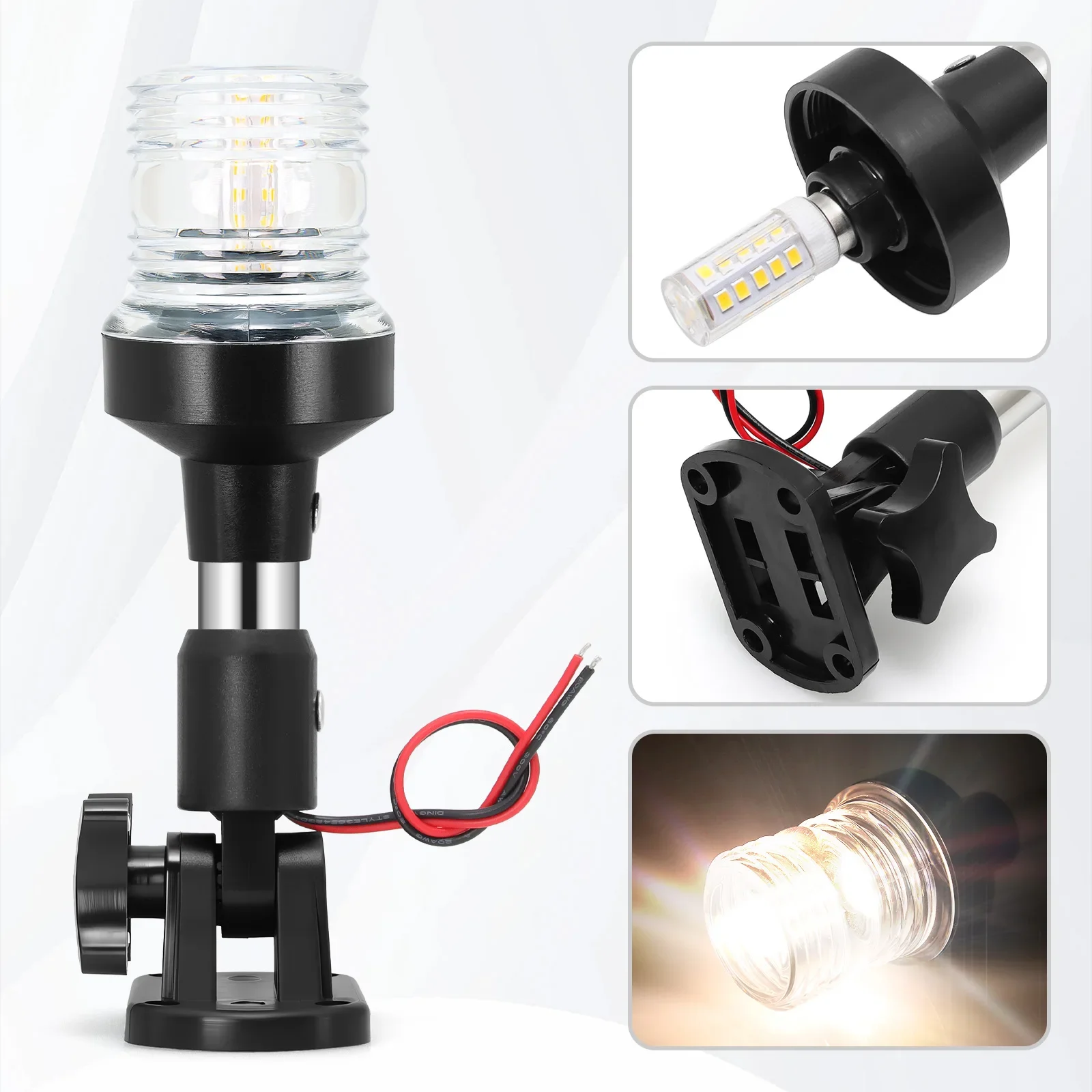 AD 12-24V navigasyon ışığı 6 i - Fishing Boat Paddle incelemesi ve fiyatı